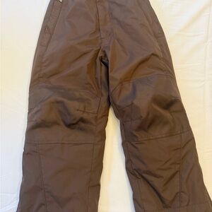 Kids Brown Snow/Ski Pants Joggers